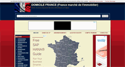 Desktop Screenshot of domicilefrance.com